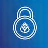 Padlock icon for secure payments