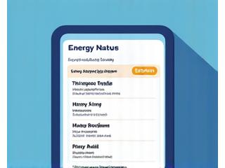 Dropdown menu with energy supplier names
